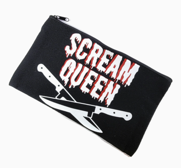 Printy Vibes Zippered Pouch - Image 3